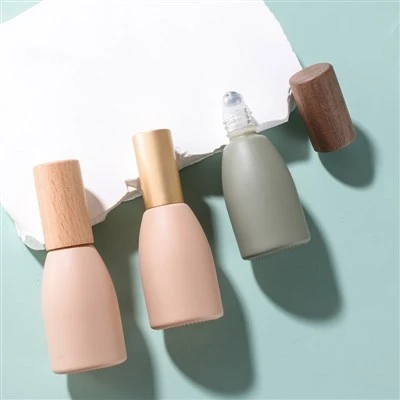 Sunshine Wood Ball Cap Color Empty Refillable Glass Bottle With Metal Roller Ball Roll On Bottle 12ml Essential Oil Glass Bottle Sunshine Wood Ball Cap Color Empty Refillable Glass Bottle With Metal Roller Ball Roll On Bottle 12ml Essential Oil Glass Bottle
