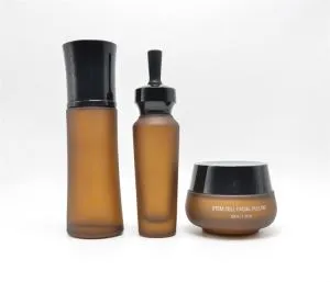 Sticlă cosmetică din sticlă mată de 100 ml