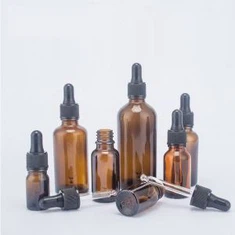 Amber Sticlă de sticlă Dropper