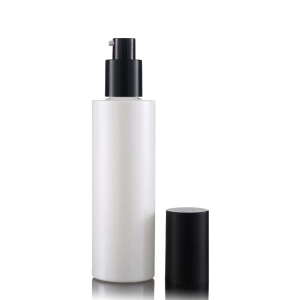 100ml Sticluță albă perlă cu pompă de loțiune